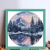 (Multi Style)Spring-Partial Embroidery 2 Strands 14CT Stamped Cross Stitch-33*33CM
