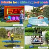 4 Pcs Vinyl Sand Bags with Handle for Bounce House Inflatable Water Bounce House