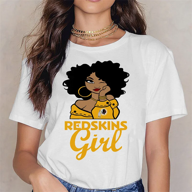 Washington Commanders  Women's White Relaxed T-Shirt