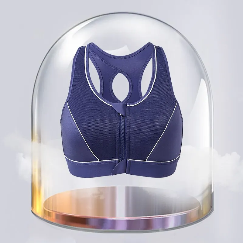 Bras-Sports Bra Crop Top Women Sportswear Feminine Sport Bras For Fitness Gym Female Underwear Running Lingerie 75-100 105G B C D E F-Bras