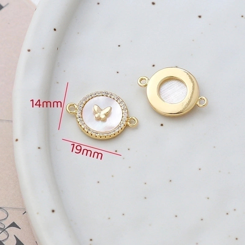 1 Piece Retro Geometric Bear Rose Copper Plating Inlay Jewelry Accessories