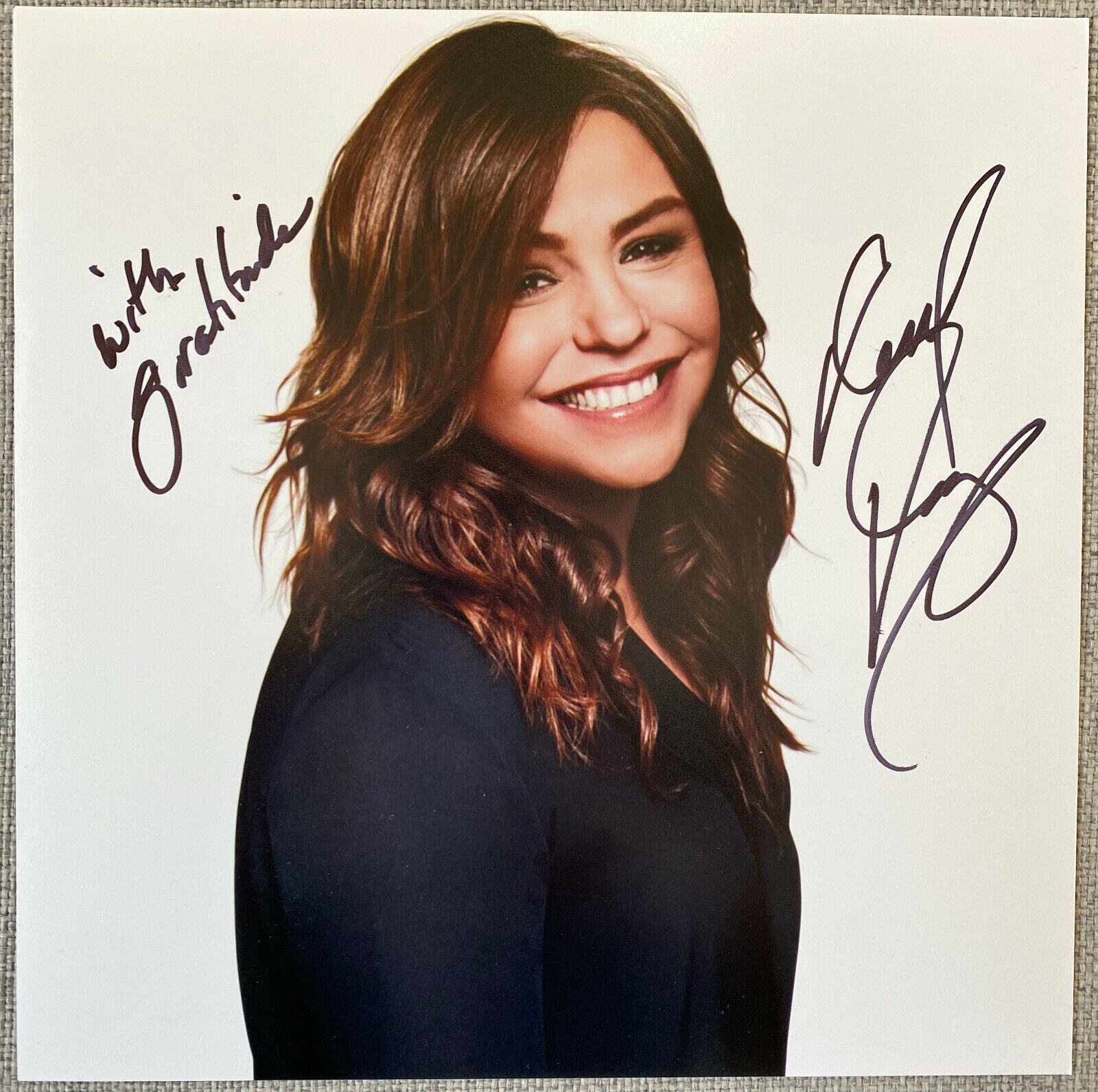 Rachael Ray Signed In-Person 8x8 Color Photo Poster painting - Food Network, Authentic, RARE