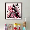 Butterfly And Flower Letter A-11CT Stamped Cross Stitch 40*40cm/15.75*15.75in tapestrymarket