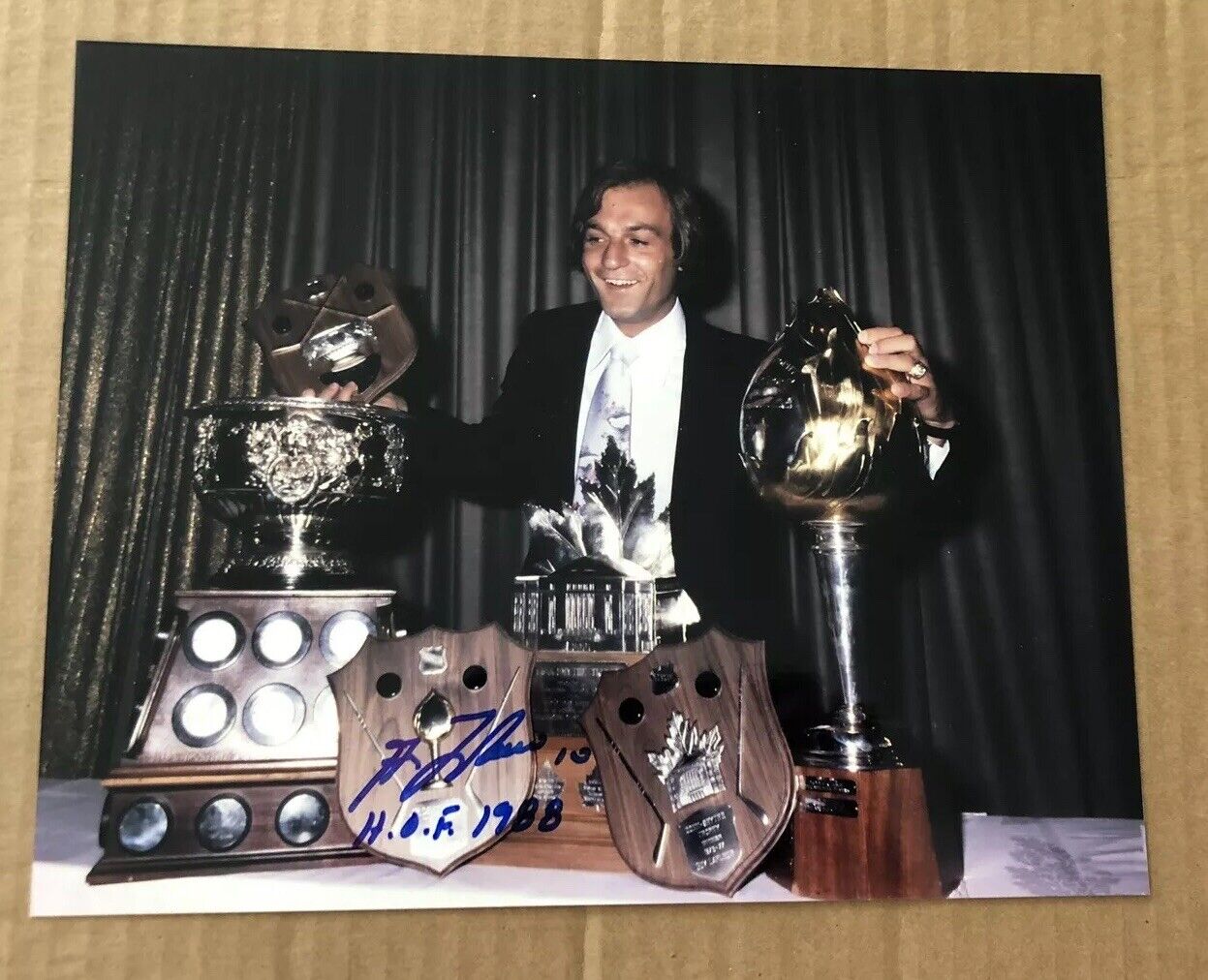 Guy LaFleur #8 8x10 Signed Photo Poster painting W/ COA Montreal Canadiens 031019