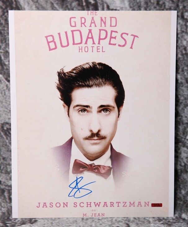 GFA Grand Budapest Hotel * JASON SCHWARTZMAN * Signed 11x14 Photo Poster painting AD2 PROOF COA