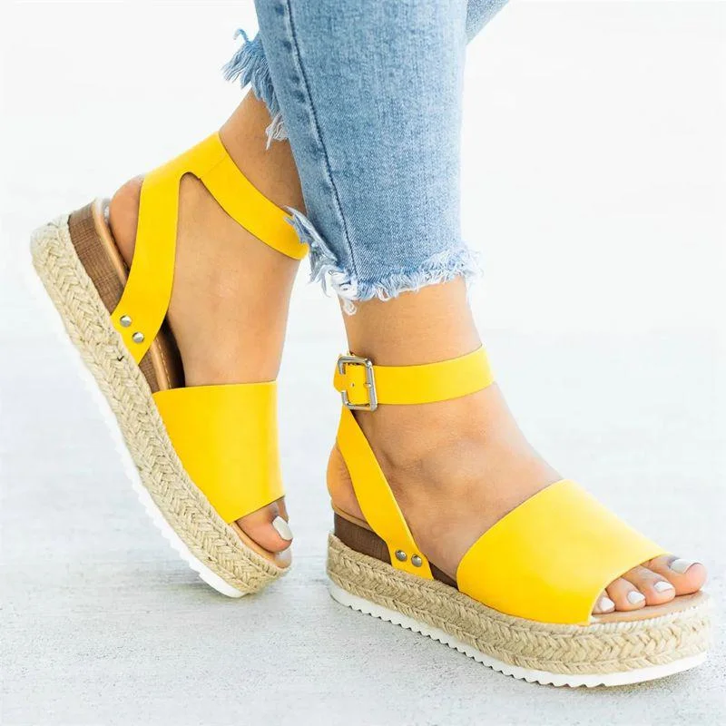Wedges Shoes For Women High Heels Sandals Summer Shoes 2021 Flip Flop Chaussures Femme Platform Sandals Plus Size 35-43