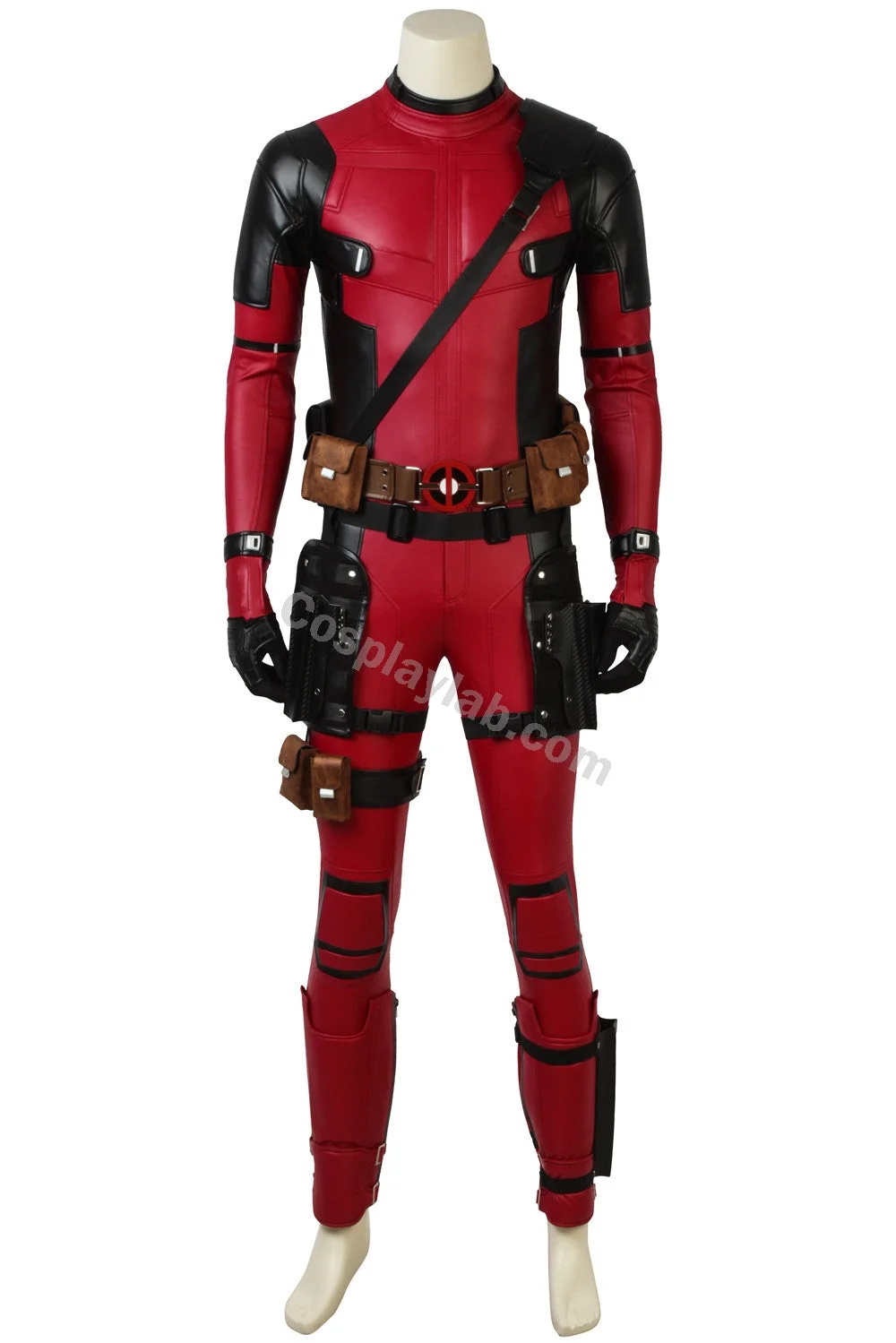 Deadpool 2 Wade Wilson Leather Jumpsuit Costume By CosplayLab