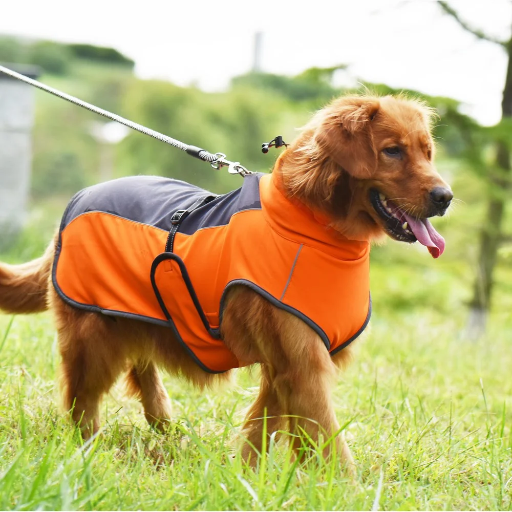 Waterproof Vest Outfit with Reflective Nylon Rope For Pet