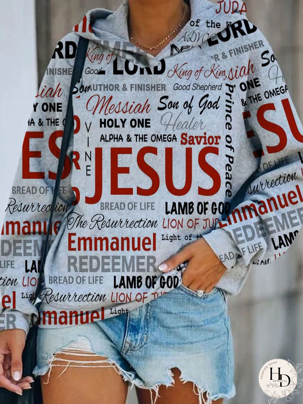 Letter print casual loose Sweatshirts