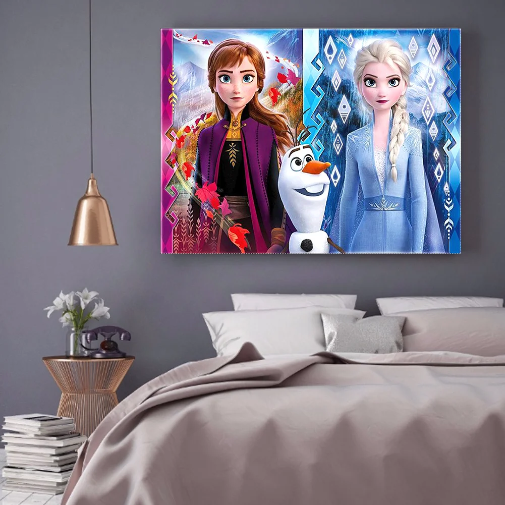 Diamond Painting - Full Round Drill - Frozen(40*30cm)