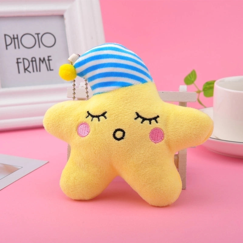 Sun Moon And Star White Cloud Plush Pendant Children’s Stroller Accessories