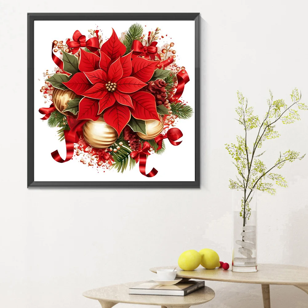 Diamond Painting - Full Round Drill - Christmas Saffron(Canvas|30*30cm)