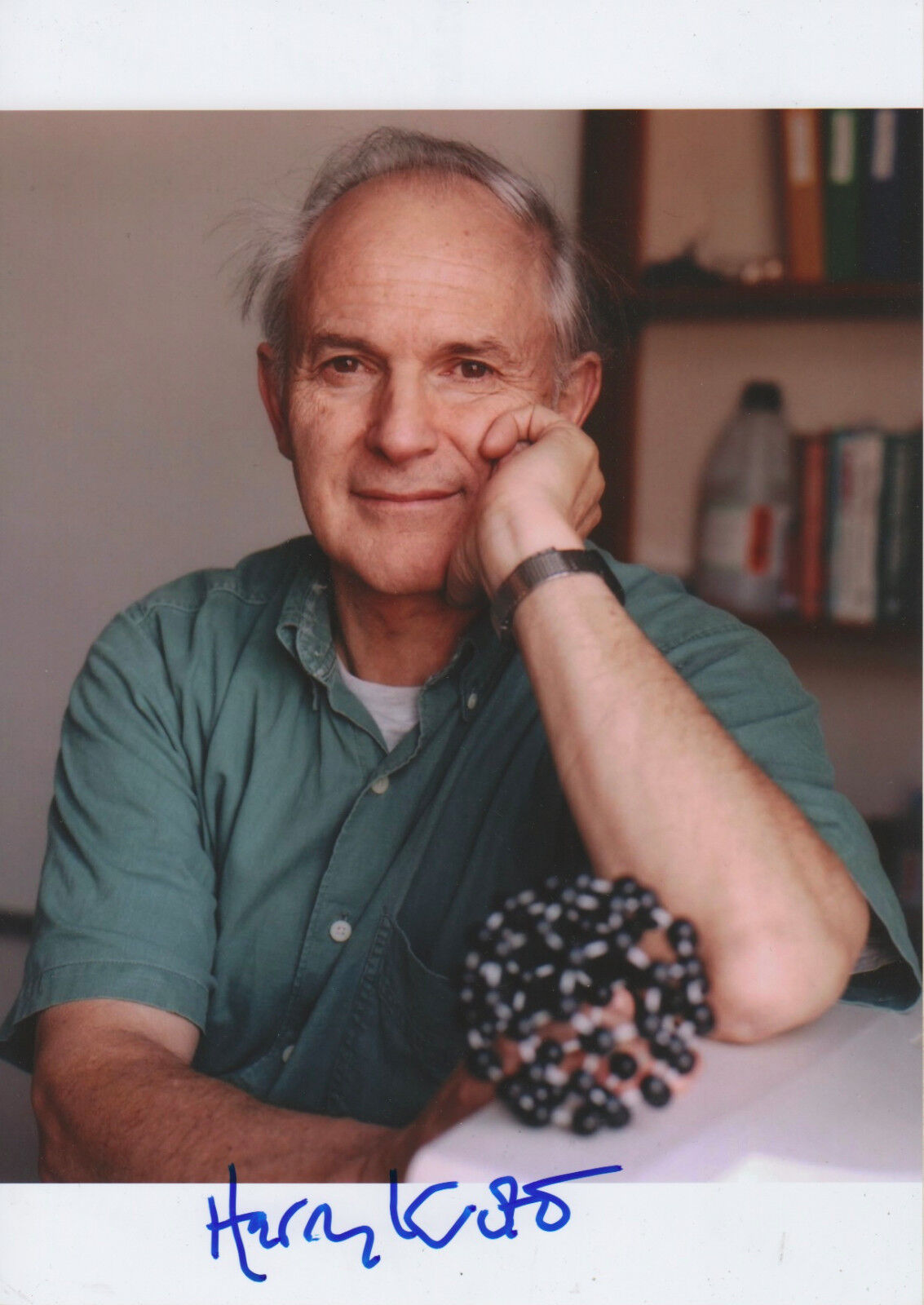 Harry Kroto signed 8x12 inch Photo Poster painting autograph