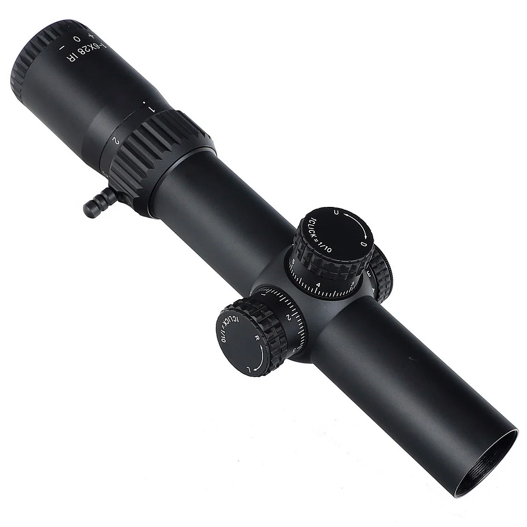 ohhunt® 1-6X28 SFP Scope,35mm Tube,Glass Etched Reticle,Red Illumination,Turrets Lock Reset