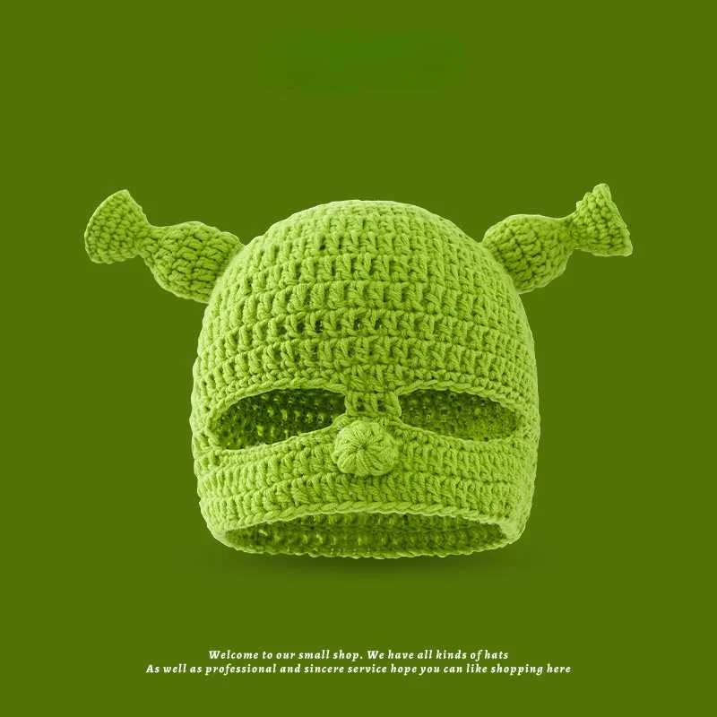 Letclo™ 2022 Green Creative Knitted Hat letclo Letclo