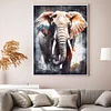 Elephant - 11CT Counted Cross Stitch - 40*53cm - Animal