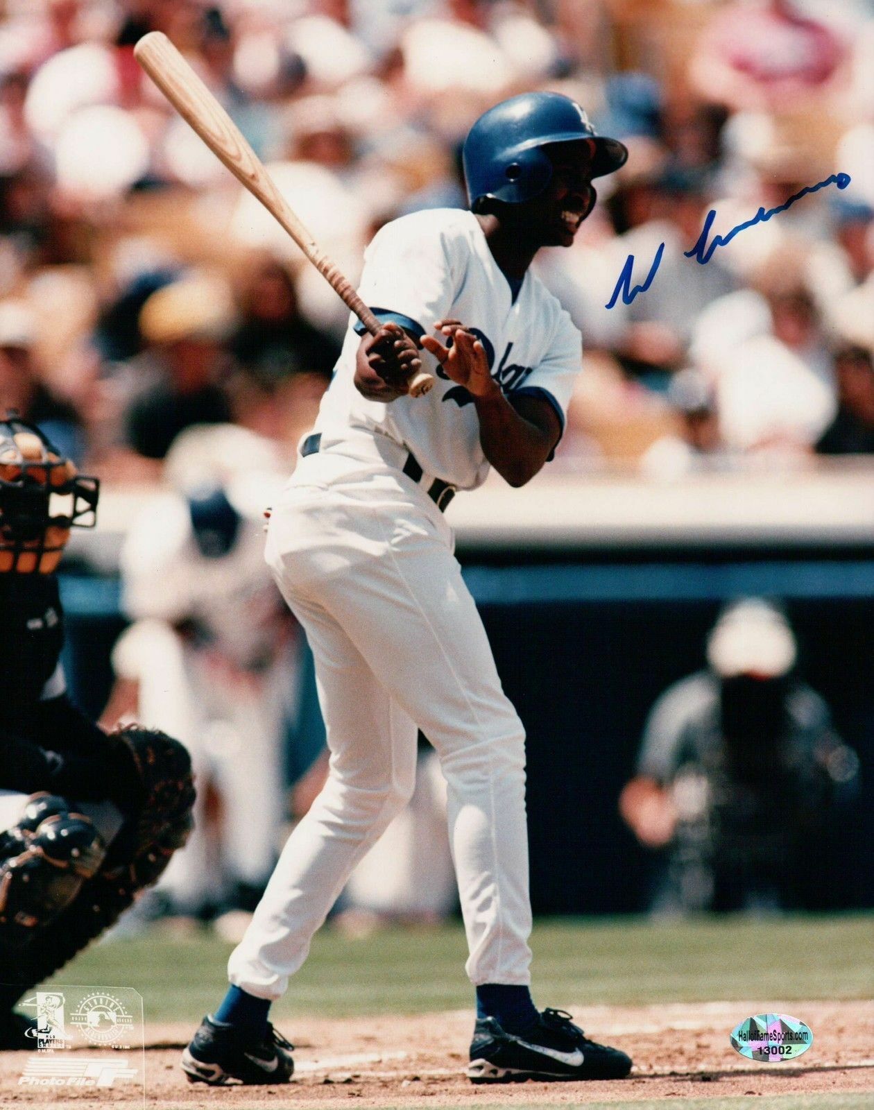 Wilton Guerrero Signed 8X10 Photo Poster painting Autograph LA Dodgers Batting High Auto w/COA