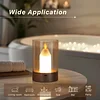 Magic Candle Table Lamp, Wireless Gesture Sensing Control Night Light, Glass Flameless Candle, LED Creative Night Light