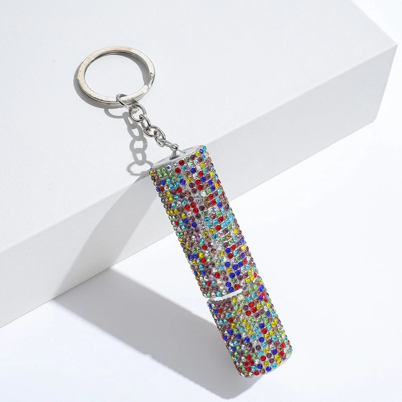 Luxurious Leopard Aluminium Alloy Crystal Women’s Keychain
