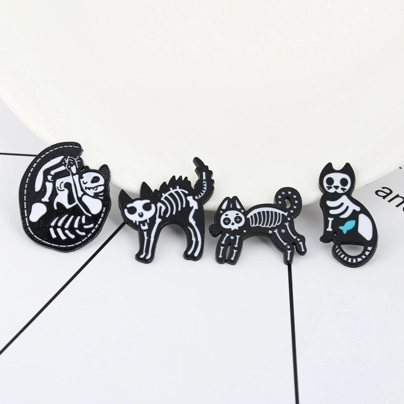 Cartoon Style Pin Alloy Plating No Inlaid Unisex Brooches