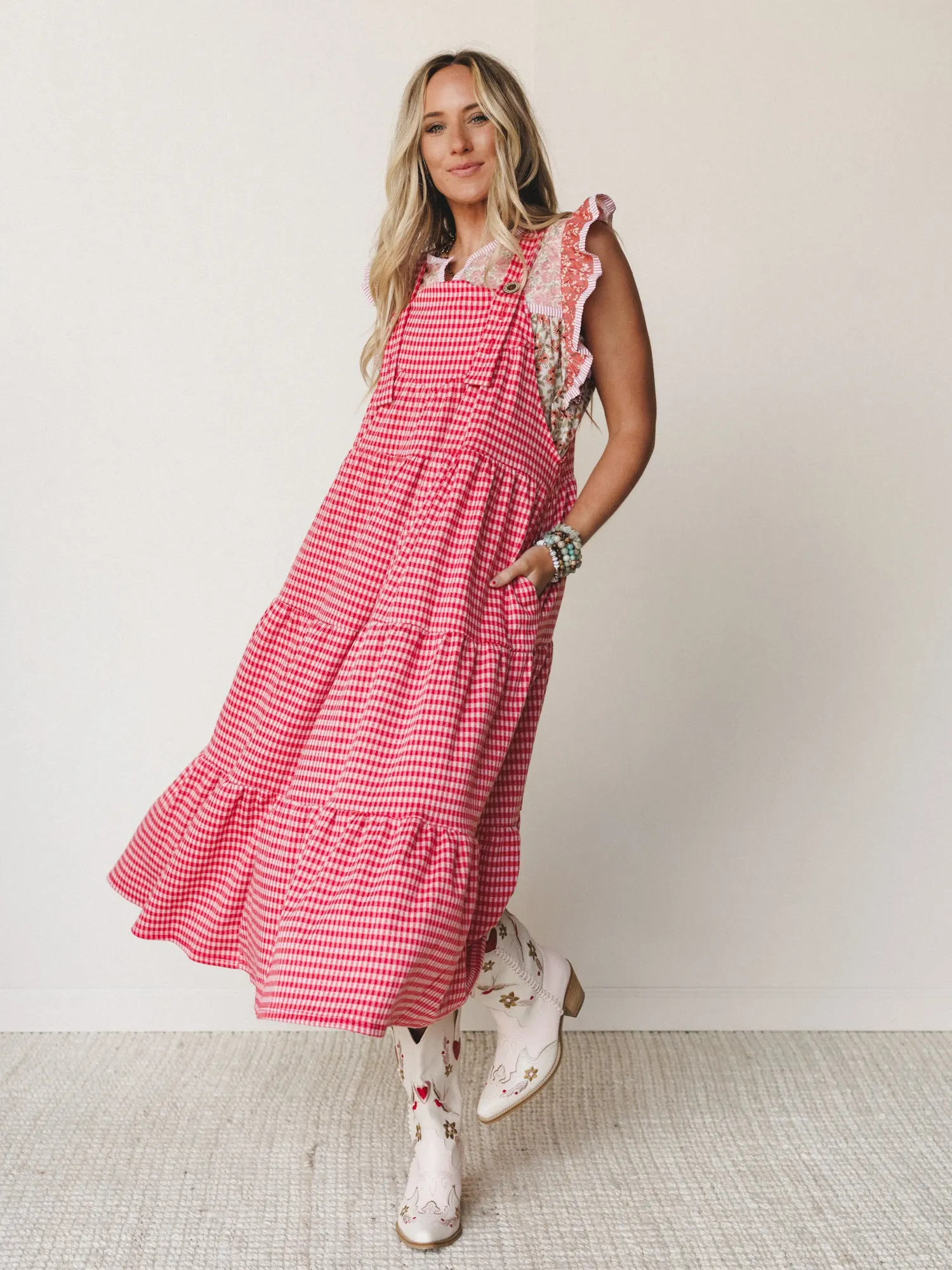 Meadow Palms 2 Piece Bundle - Red