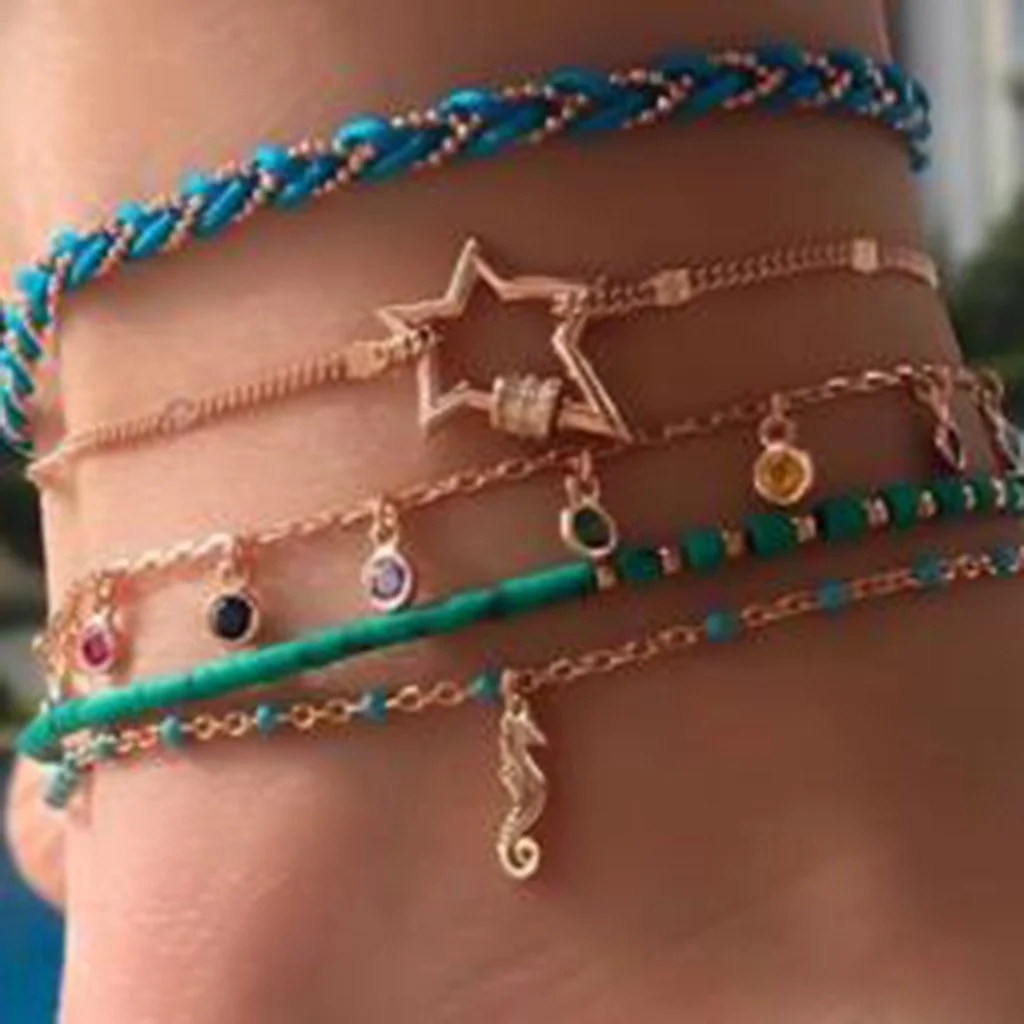Women plus size clothing Star Seahorse Anklet Wholesale Cheap Jewelry-Nordswear