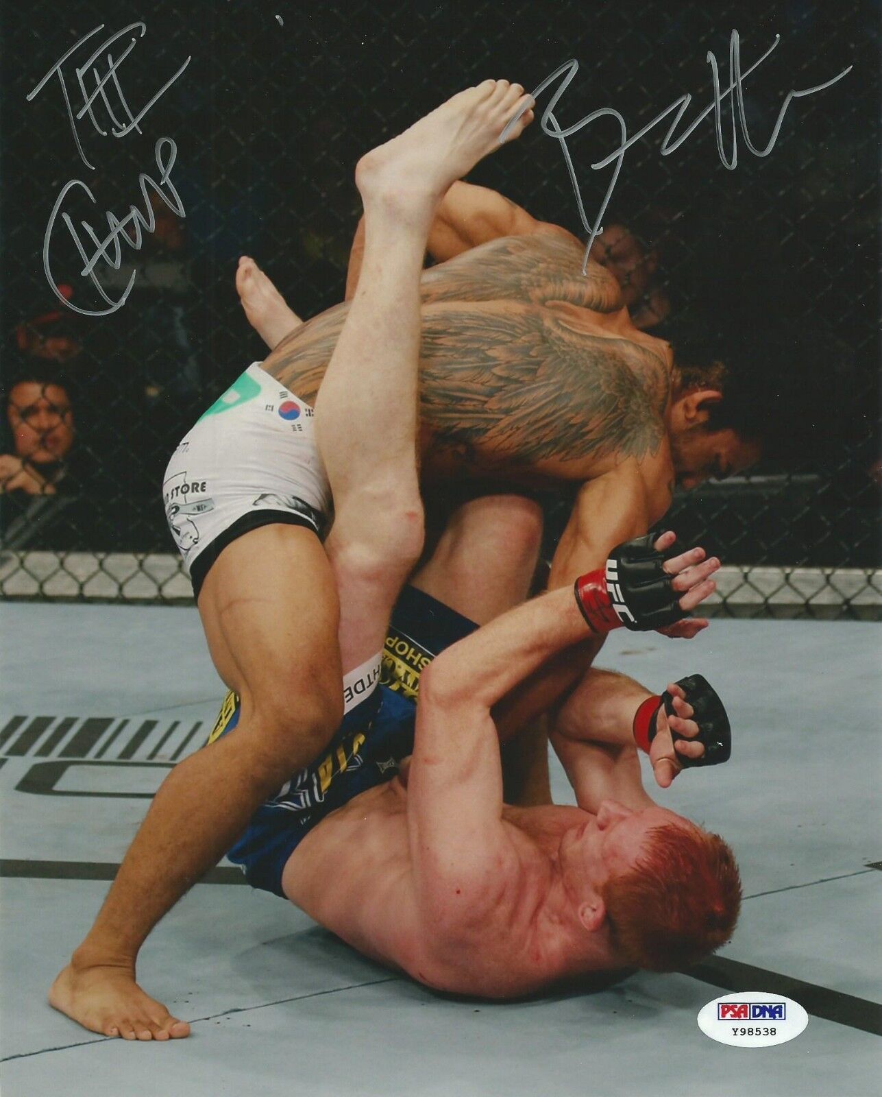 Benson Henderson Signed UFC 8x10 Photo Poster painting PSA/DNA COA Picture Autograph