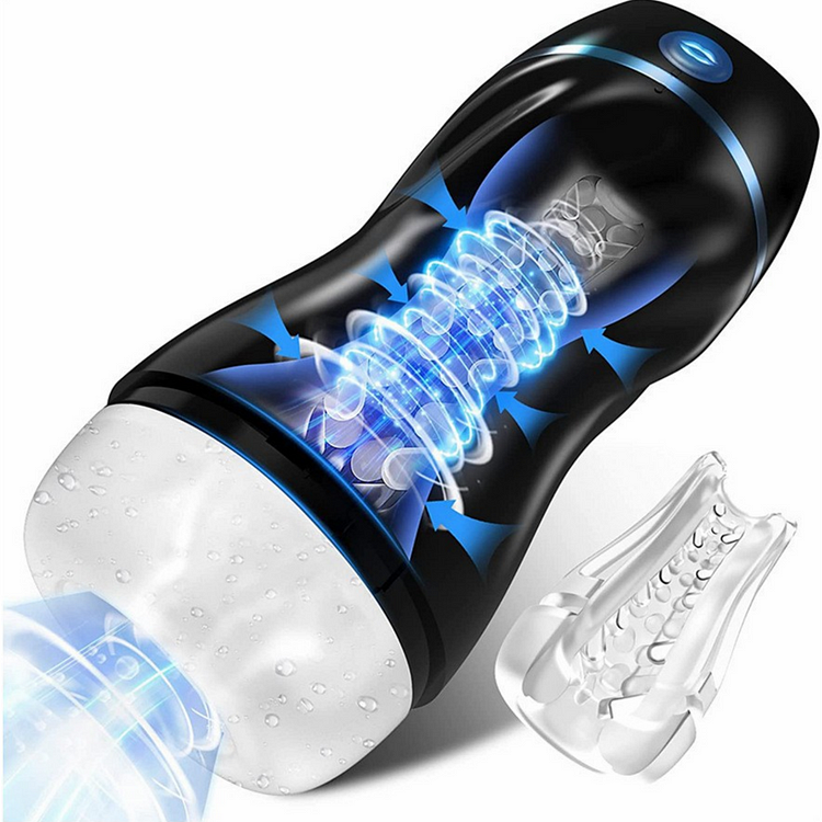 pearlsvibe -  Automatic Sucking Male Masturbators - Upgraded 7 Vibrations & Suctions