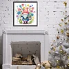 >SALE<5D DIY Partial Special Shaped Drill Diamond Painting Flower Gnome Decor 30x30cm