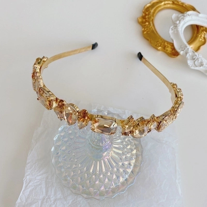 Baroque Full Diamond Rhinestone Retro Alloy Headband