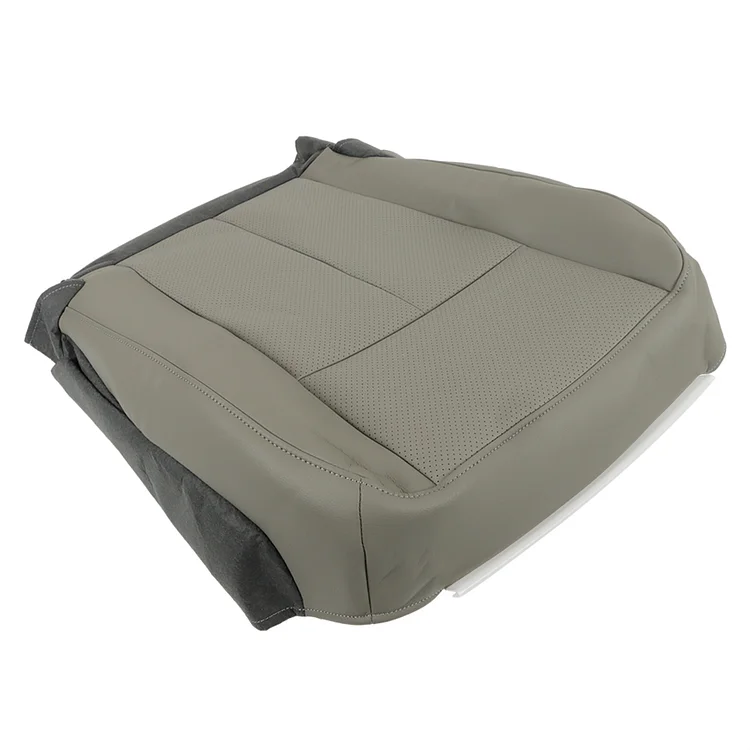 SEBLAFF Seat Cover Driver Gray Leather Bottom Replacement for 2007-2014 Expedition Sport Utility 4-Door
