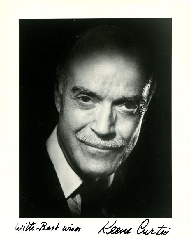 Character Actor KEENE CURTIS Signed Photo Poster painting