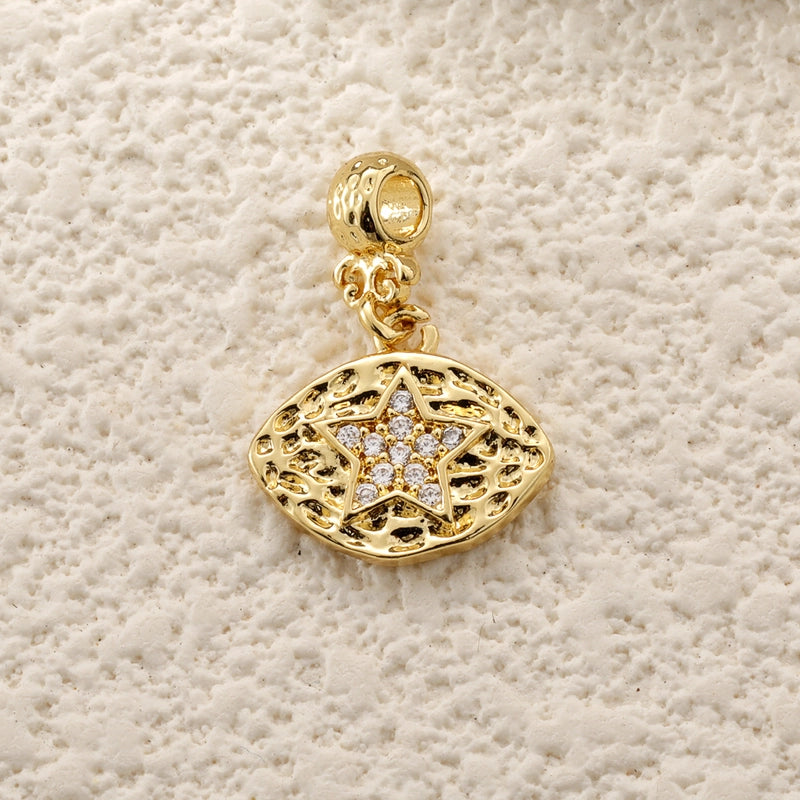 1 Piece Copper Devil’s Eye Jewelry Accessories Pendant