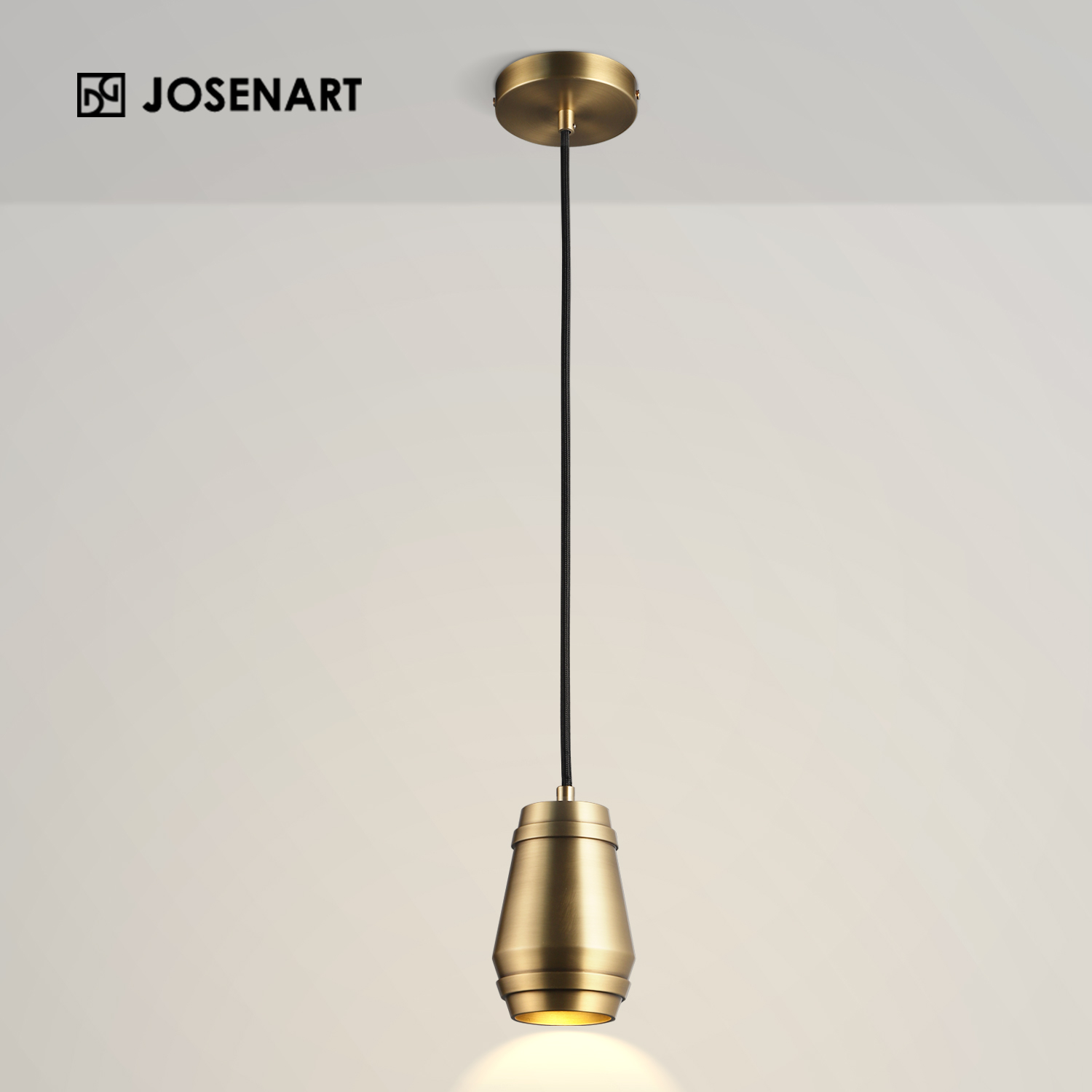 Creative all copper simple bar single Chandelier JOSENART Josenart