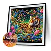 Diamond Painting-DIY Full Round Drill Tiger(40*40CM)