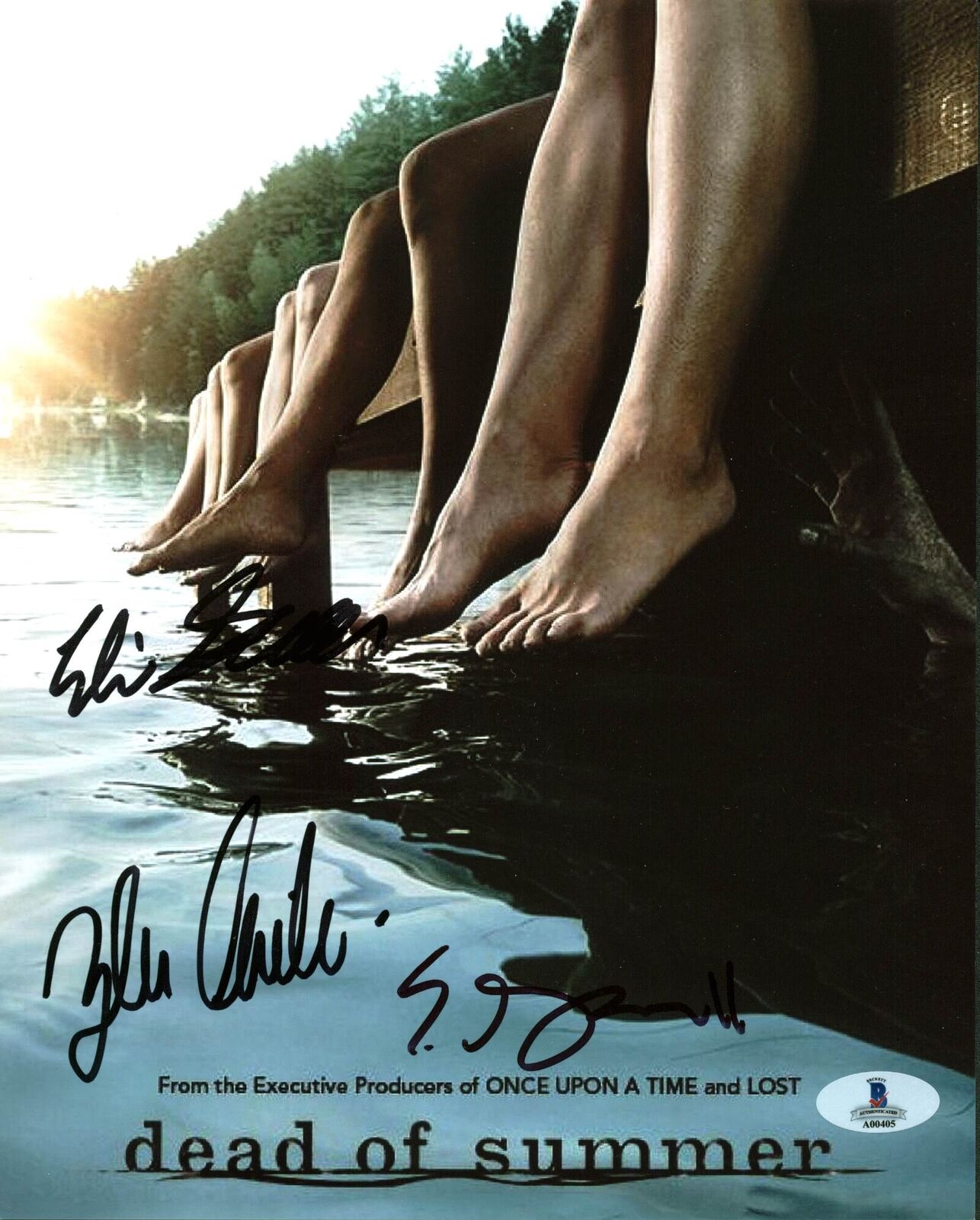 Dead Of Summer (3) Mitchell, Williams, Goree Signed 8X10 Photo Poster painting BAS #A00405