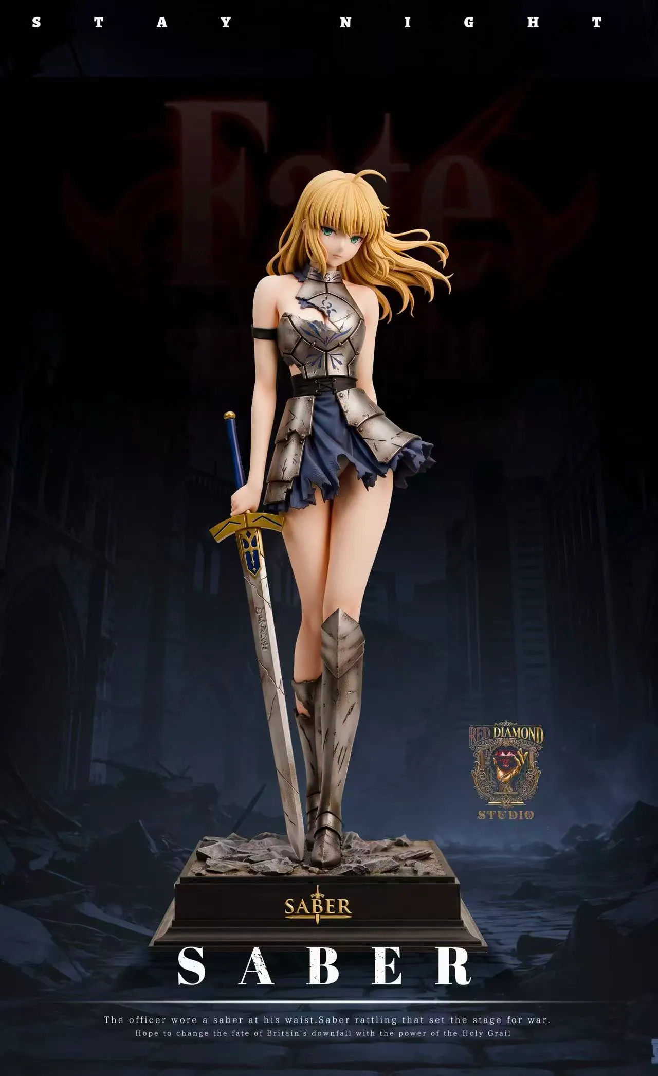 RED DIAMOND Studio - Saber Artoria Pendragon Fate 1/6 Statue(GK)-