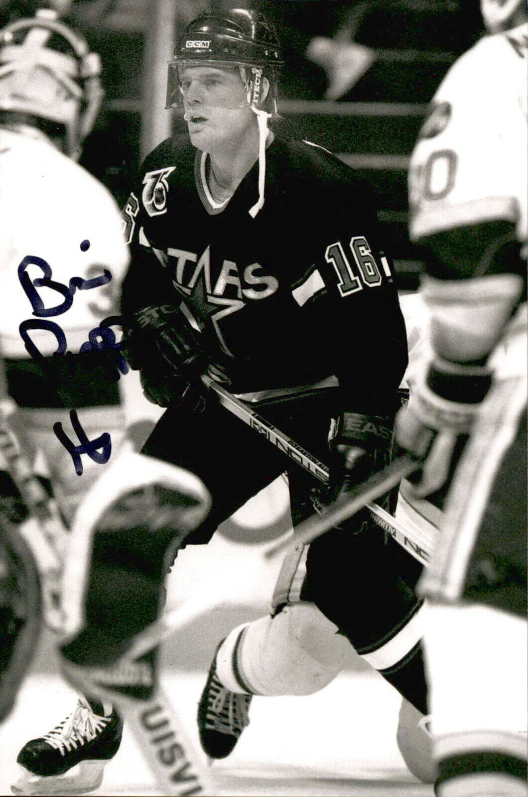 Brian Propp SIGNED autographed 4x6 Photo Poster painting MINNESOTA NORTH STARS #4