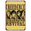 Creedence Clearwater Revival - Metal Tin Signs(8*12Inch/12*16Inch)