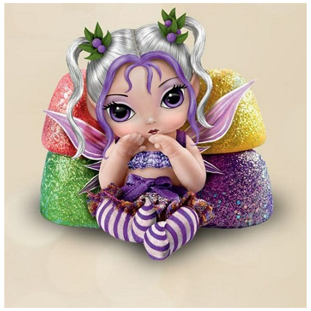

Flower Fairy - Round Drill Diamond Painting - 30*30CM, 501 Original