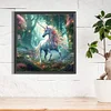 (40*40cm)Forest Unicorn - Full Round Drill Diamond Painting