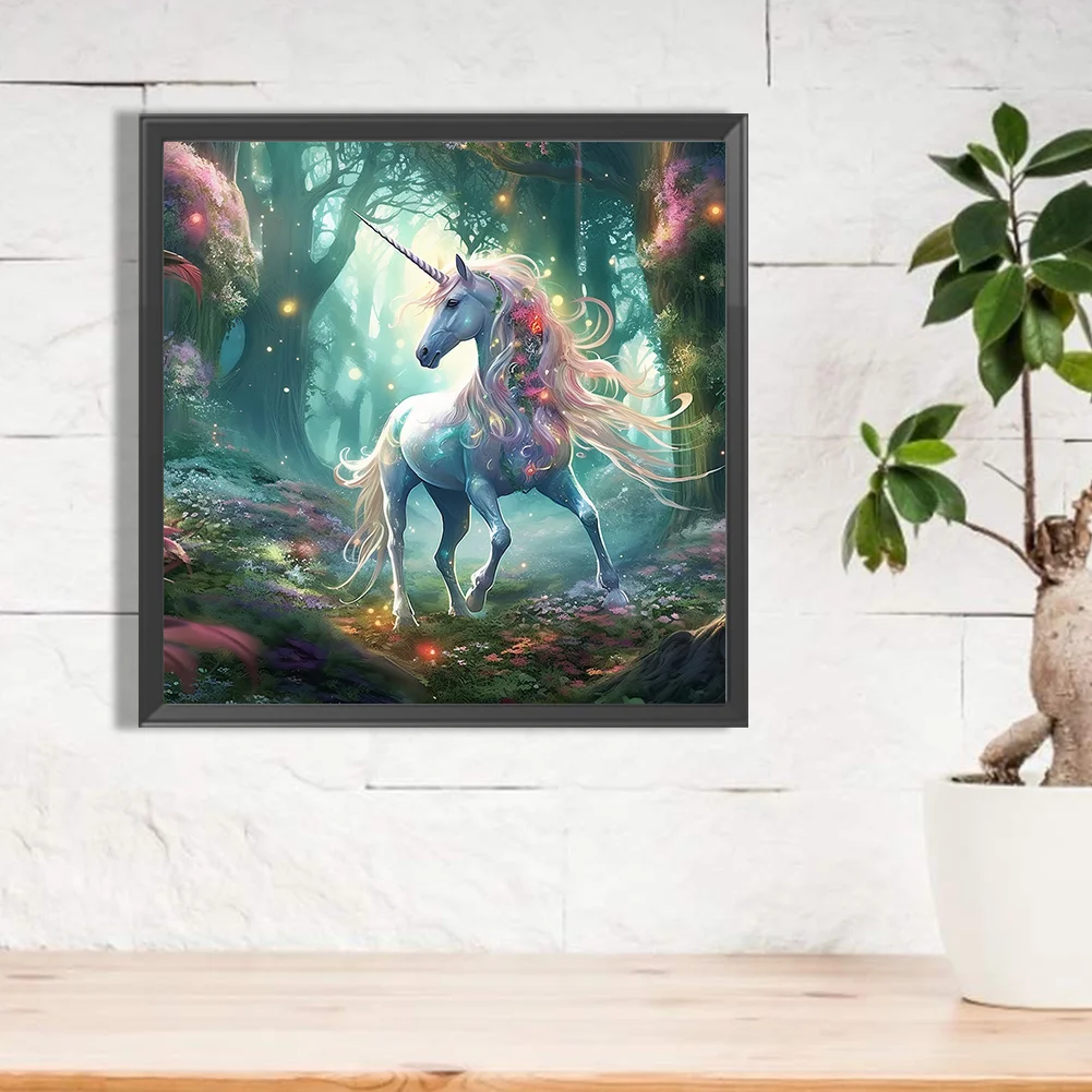 Diamond Painting - Full Round Drill - Unicorn(Canvas|40*40cm)