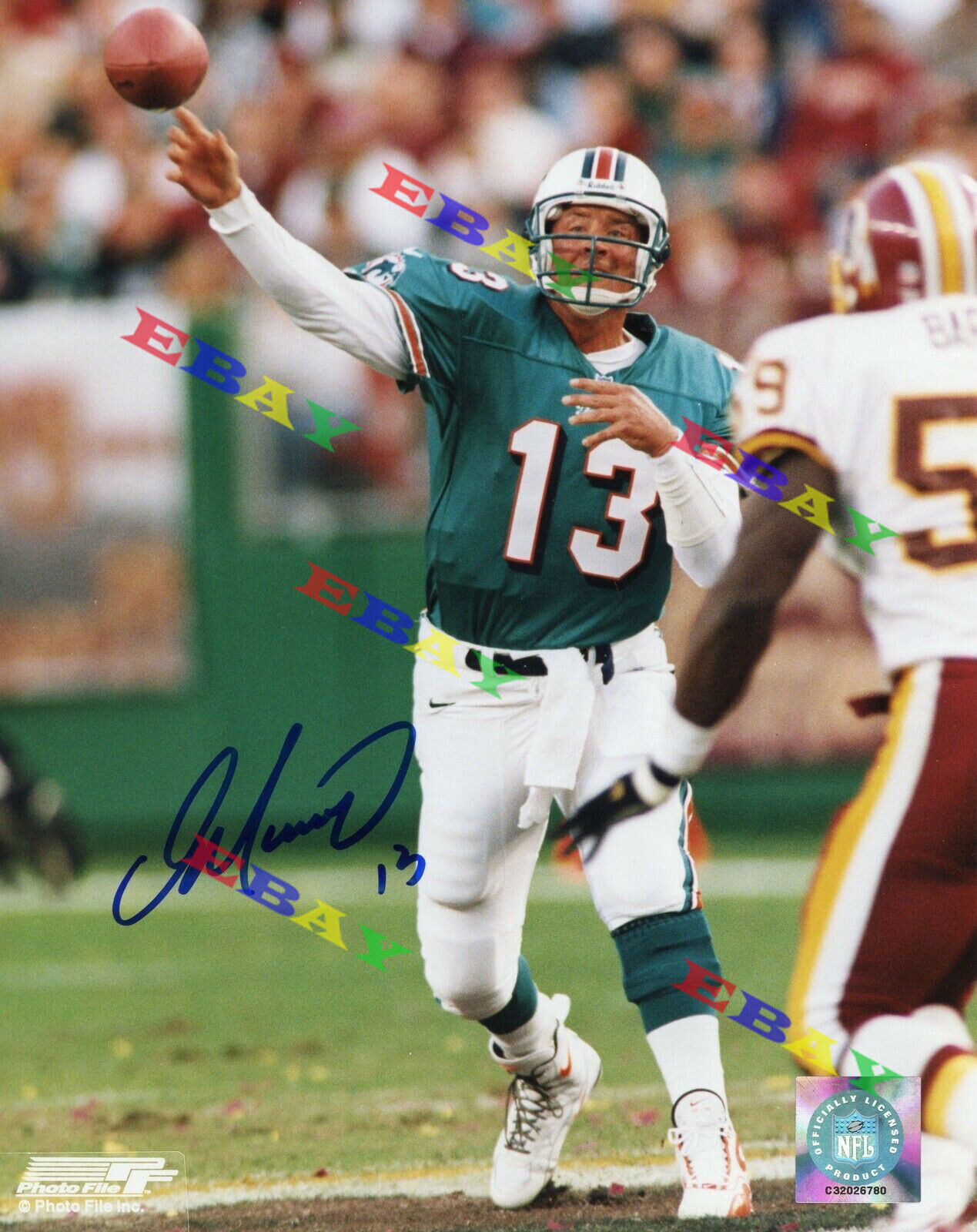 Dan Marino Miami Dolphins Autographed Signed 8x10 Photo Poster painting Reprint