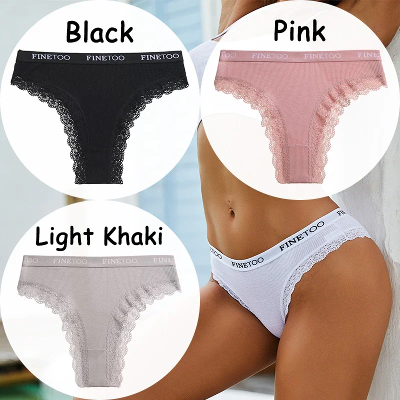 Billionm Lace Panties Women's Underwear Cotton Panties Sexy Lingerie Female Briefs Low-Waist Panty Girl Intimate Underpants