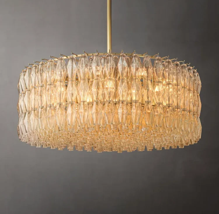 Chiaray  Glass Round Chandelier 47" For Dinning Room Vjlight