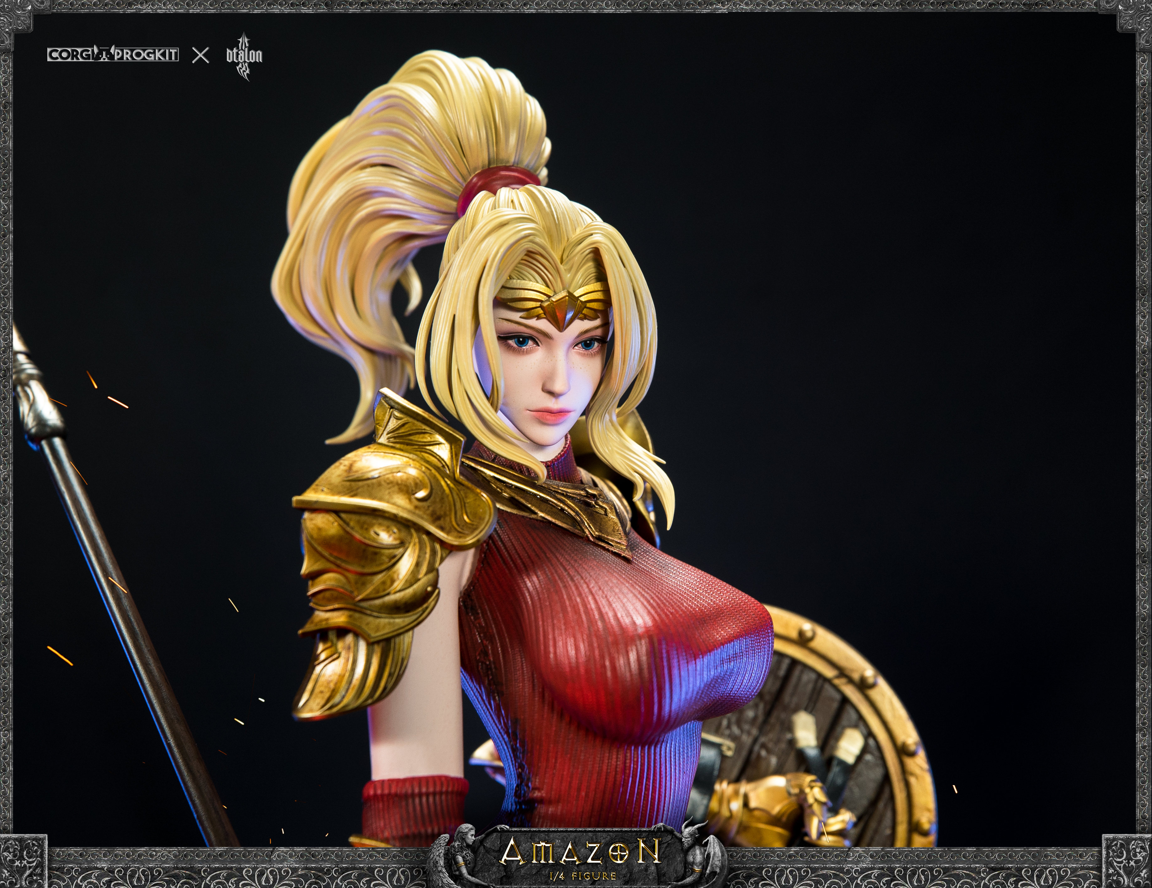 ゲームキャラクター Dtalon studio Diablo2 AMAZON statue PRE-ORDER Dtalon Studio Diablo II Amazon 1/4 Statue(GK