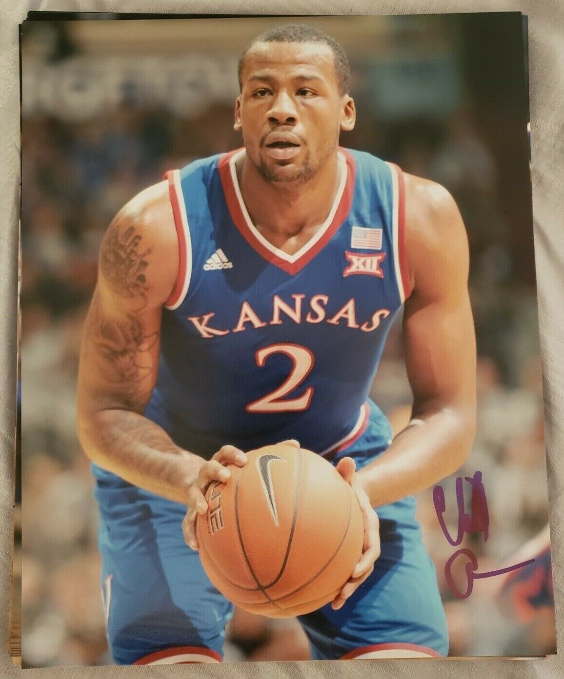 CLIFF ALEXANDER KANSAS JAYHAWKS SIGNED AUTOGRAPHED 8X10 Photo Poster painting W/COA