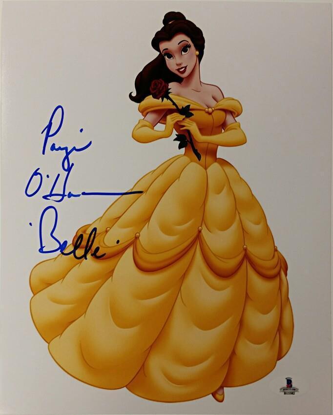 PAIGE O'HARA Signed 8x10 Photo Poster painting #5 BEAUTY AND THE BEAST Blue w/ Beckett BAS COA