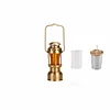Brass retro lampshade outdoor home camping atmosphere portable kerosene/electricity lamp