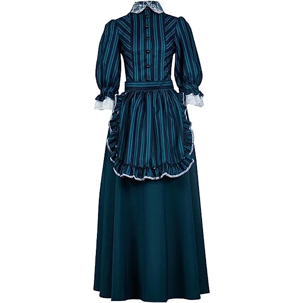 The Haunted Mansion Edwardian Maid Dress Ghost Suit